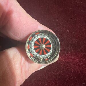 Roulette Wheel Cufflinks - MINT CONDITION